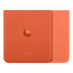 Back Cover Glass Compatible For Motorola Razr / Razr 50 (XT2453 / 2024) (Genuine OEM) (Spritz Orange)