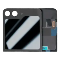 Outer OLED Assembly Compatible For Samsung Galaxy Z Flip 5 5G (US & International) (Used OEM Pull: Grade A/B) (Graphite)