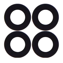 Back Camera Lens (Glass Only) With Adhesive For Motorola One 5G (XT2075-1 / 2020) (4 Piece Set) (10 Pack)