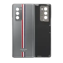 Back Cover Glass With Camera Lens Compatible For Samsung Galaxy Z Fold 2 (Service Pack) (Thom Brown Edition)