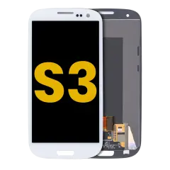 LCD Assembly Without Frame Compatible For Samsung Galaxy S3 (Refurbished) (White)