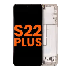 OLED Assembly With Frame Compatible For Samsung Galaxy S22 Plus 5G (Blemish: Grade D) (Pink Gold)