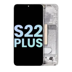 OLED Assembly With Frame Compatible For Samsung Galaxy S22 Plus 5G (Service Pack) (White)