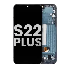 OLED Assembly With Frame Compatible For Samsung Galaxy S22 Plus 5G (Used OEM Pull: Grade B/C) (Phantom Green)