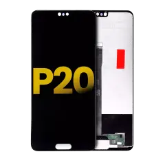 LCD Assembly Without Frame Compatible For Huawei P20 (Refurbished) (Black)