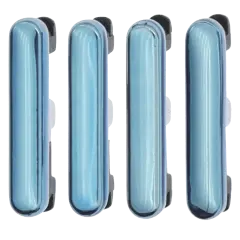 Hard Buttons (Power / Volume) Compatible For LG Stylo 6 / K71 (Silver) (4 Piece Set)