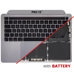 Top Case Assembly With Battery And Keyboard For MacBook Pro 13" M1 (A2338 / Late 2020) (Space Gray) (US Keyboard)
