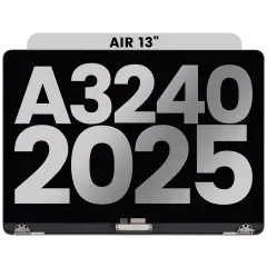 Complete LCD Display Assembly For MacBook Air 13" (A3240 /Early 2025) (Used OEM Pull: Grade A) (Starlight)