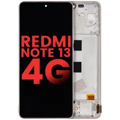 OLED Assembly With Frame For Xiaomi Redmi Note 13 4G (Aftermarket Plus) (Ocean Sunset)