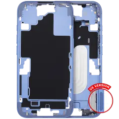 Mid-Frame Housing With Power And Volume Button For iPhone 16 (US Version) (Aftermarket Plus) (Ultramarine)
