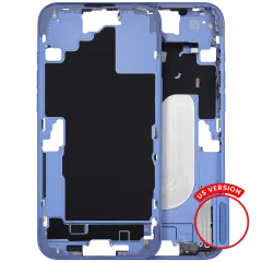 Mid-Frame Housing With Power And Volume Button For iPhone 16 Plus (US Version) (Aftermarket Plus) (Ultramarine)