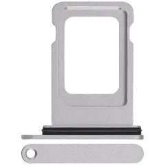 Dual Sim Card Tray Compatible For iPhone 17 Pro / 17 Pro Max (Silver)