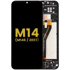 LCD Assembly With Frame Compatible For Samsung Galaxy M14 (M146 / 2023) (Refurbished) (All Colors)