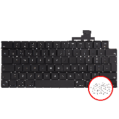 Keyboard W/ Backlight & Screws For MacBook Air 13" (A2681 / Mid 2022) (UK English)