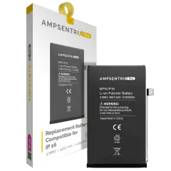 Replacement Battery For iPhone 16 (AmpSentrix Pro)