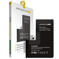 Replacement Battery For iPhone 15 Pro Max (AmpSentrix Pro)