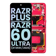 Main OLED Assembly For Motorola Razr Plus / Razr 60 Ultra (XT2551 / 2025) (Genuine OEM) (Cabaretl) 
