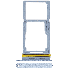 Dual Sim Card Tray For Samsung Galaxy A17 4G (A175 / 2025) (Premium) (Light blue)