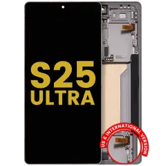 OLED Assembly With Frame For Samsung Galaxy S25 Ultra 5G (Refurbished) (US & International) (Titanium Pink Gold / Jade Green / Grey)