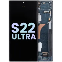 OLED Assembly With Frame For Samsung Galaxy S22 Ultra 5G (Service Pack) (Green)