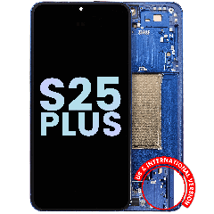 OLED Assembly With Frame For Samsung Galaxy S25 Plus 5G (US & International Version) (Service Pack) (Navy)