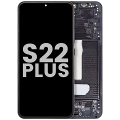 OLED Assembly With Frame For Samsung Galaxy S22 Plus 5G (Used OEM Pull: Grade B/C) (Phantom Black)