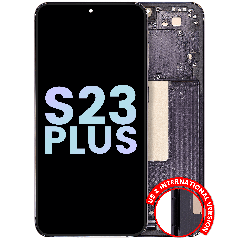 OLED Assembly With Frame For Samsung Galaxy S23 Plus 5G (US & International) (Service Pack) (Phantom Black)