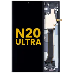OLED Assembly With Frame For Samsung Galaxy Note 20 Ultra 5G (Refurbished) (Mystic Black)