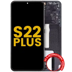 OLED Assembly With Frame For Samsung Galaxy S22 Plus 5G (US & International Version) (Refurbished) (Phantom Black)