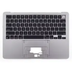 Top Case with Keyboard For MacBook Air 13" A2681 (2022)  (ISO Western Spanish) (Genuine OEM) (Space Gray)