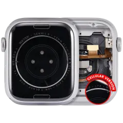 Housing Assembly Compatible For Watch Series 8 (45MM) (Aluminum/Silver) (Cellular Version)