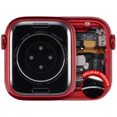 Housing Assembly Compatible For Watch Series 9 (41MM) (Aluminum/Red) (Cellular Version)