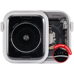 Housing Assembly Compatible For Watch Series 5 (40MM) (Used OEM Pull: Grade A) (Aluminum/Silver) (Cellular Version)