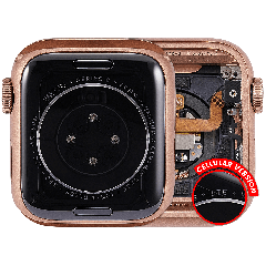 Housing Assembly Compatible For Watch Series 6 (40MM) (Used OEM Pull: Grade A) (Aluminum/Rose Gold) (Cellular Version)