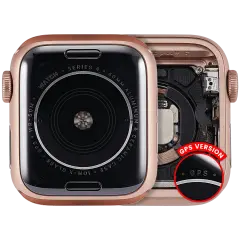 Housing Assembly Compatible For Watch Series 4 (40MM) (Used OEM Pull: Grade A) (Aluminum/Gold) (GPS Version)