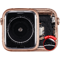 Housing Assembly Compatible For Watch Series 4 (44MM) (Used OEM Pull: Grade A) (Aluminum/Gold) (GPS Version)