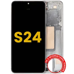 OLED Assembly With Frame For Samsung Galaxy S24 5G (US & International Version) (Refurbished) (Jade Green)