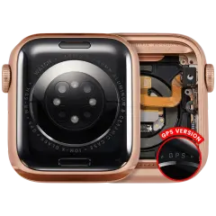 Housing Assembly Compatible For Watch Series 6 (40MM) (Used OEM Pull: Grade A) (Aluminum/Rose Gold) (GPS Version)