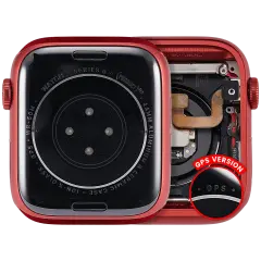 Housing Assembly Compatible For Watch Series 6 (44MM) (Used OEM Pull: Grade A) (Aluminum/Red) (GPS Version)