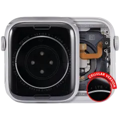 Housing Assembly Compatible For Watch Series 6 (44MM) (Used OEM Pull: Grade A) (Aluminum/Silver) (Cellular Version)