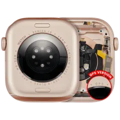 Housing Assembly Compatible For Watch Series 10 (46MM) (Used OEM Pull: Grade A) (GPS Version) (Aluminum / Rose Gold)