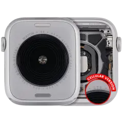 Housing Assembly Compatible For Watch Series SE 2nd (44MM) (Used OEM Pull: Grade A) (Cellular Version) (Aluminum / Silver)