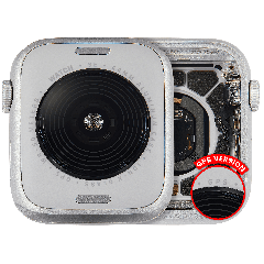 Housing Assembly Compatible For Watch Series SE 2nd (44MM) (Aluminum/Silver) (GPS Version)