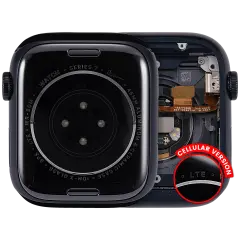 Housing Assembly Compatible For Watch Series 7 (45MM) (Used OEM Pull: Grade A) (Aluminum/Space Black) (Cellular Version)