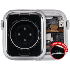 Housing Assembly Compatible For Watch Series 8 (41MM) (Aluminum/Silver) (Cellular Version)