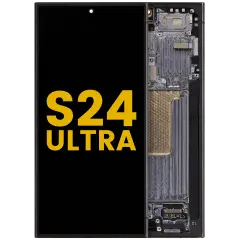 OLED Assembly With Frame For Samsung Galaxy S24 Ultra (Refurbished) (Titanium Black)