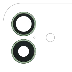 Back Camera Lens With Bracket & Bezel For iPhone 17 (Sage) (Premium)