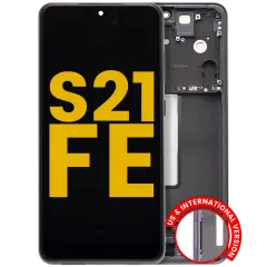 OLED Assembly With Frame For Samsung Galaxy S21 FE 5G (US & International Version) (Refurbished) (Graphite)