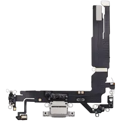 Charging Port Flex Cable For iPhone 17 (Aftermarket Plus) (White)