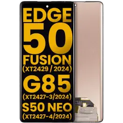 OLED Assembly Without Frame For Motorola Moto Edge 50 Fusion 5G (XT2429 / 2024) / G85 (XT2427-3/2024) / S50 Neo (XT2427-4/2024) (Refurbished) (All Colors)